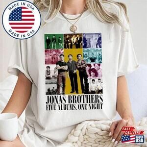 Jonas Brothers  T-Shirt Five Albums One Night Tour  90  Classic